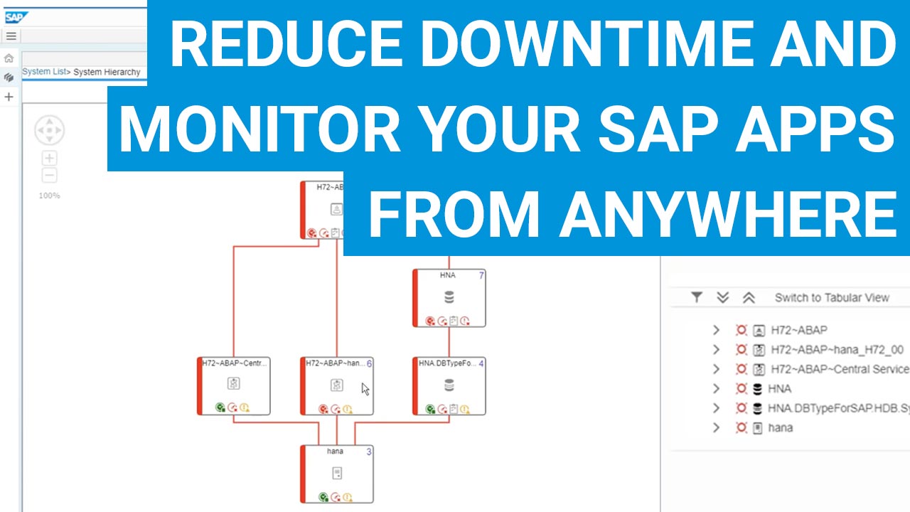 SAP Technical Monitoring