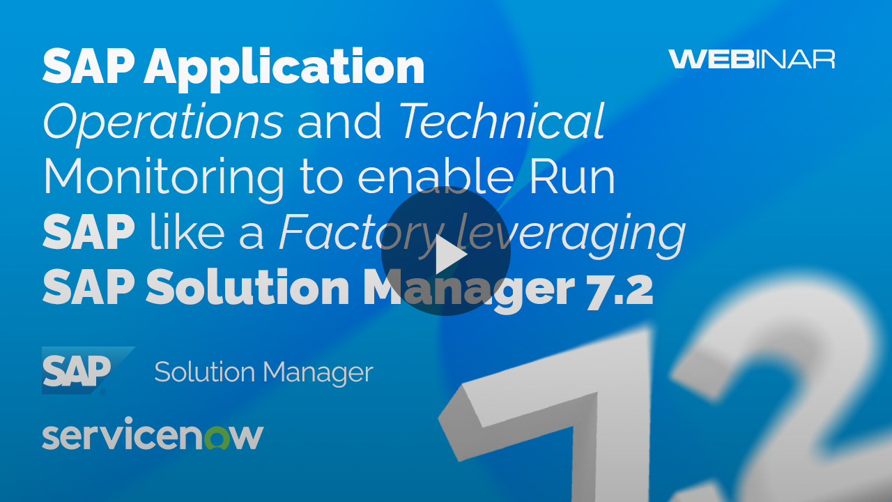 SAP Application Operations and Technical
