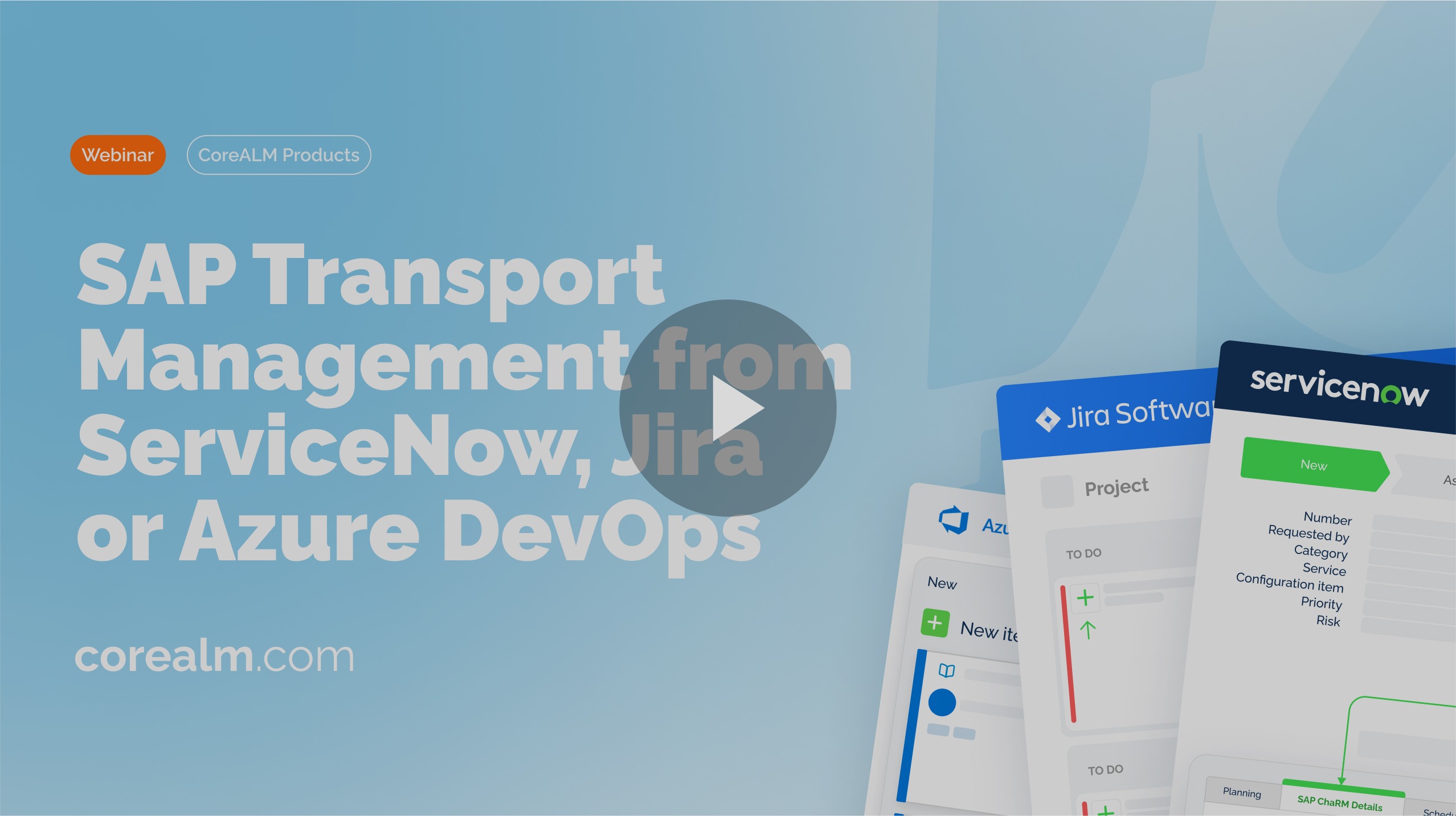 SAP Transport Management with ServiceNow, Jira or Azure DevOps